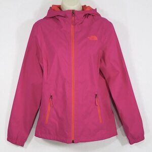 THE NORTH FACE Women’s Ventura Rain Jacket Sz S Fuchsia Dry Vent Hood Waterproof